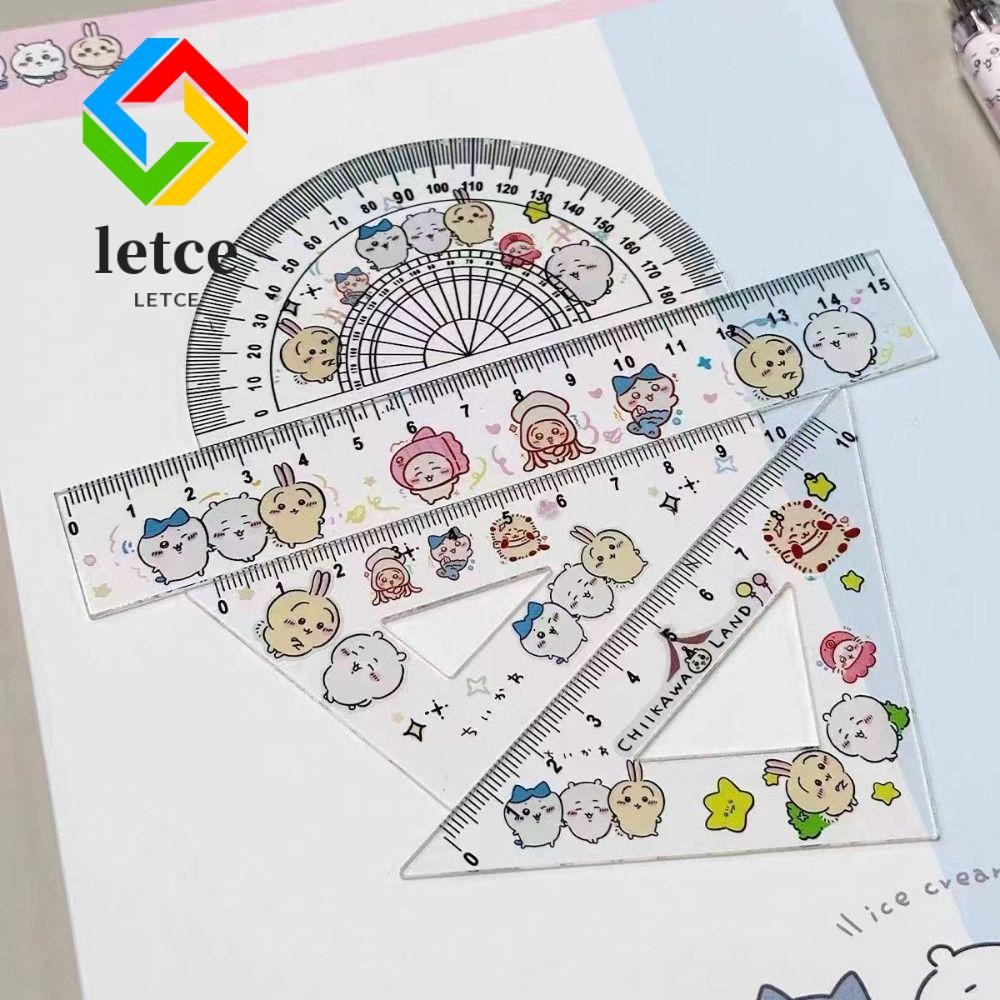 LETCE 1 Set Metric Ruler, Chiikawa Jiyikawa High Appearance Measuring ...