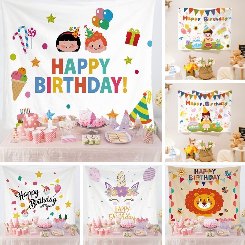 Frozen Birthday Backdrop For Girls 5x3ft Elsa Happy Birthday Banner