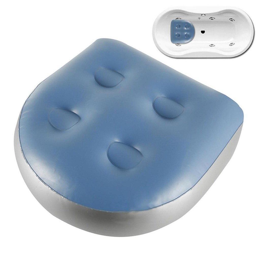 Hot Tub Booster Seat Inflatable Bathtub Massage Cushion with Suction ...
