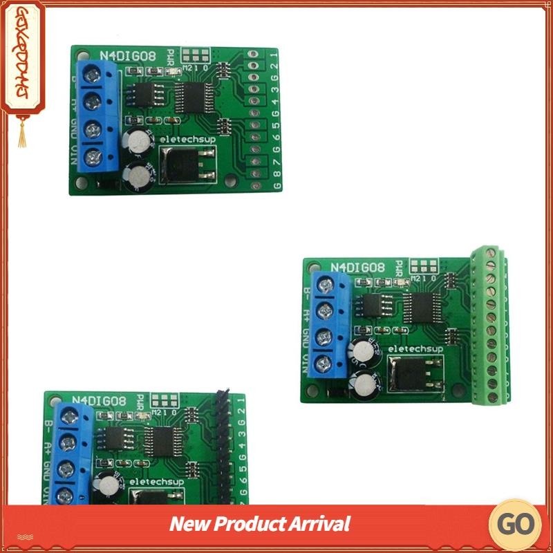 8-Kanal Digitaler I/O Schalter TTL/LvTTL/CMOS RS485 Modbus RTU Steuermodul