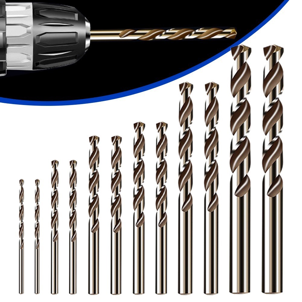 Fast ship ️12pcs HSS M35 Cobalt Drill Bit 1-3.5mm for Stainless Steel ...
