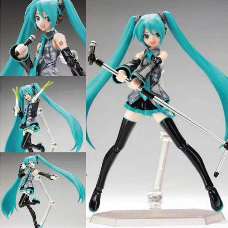 Hatsune Miku Cute Doll Figma 014 Joint Movable Hatsune Face Changing ...