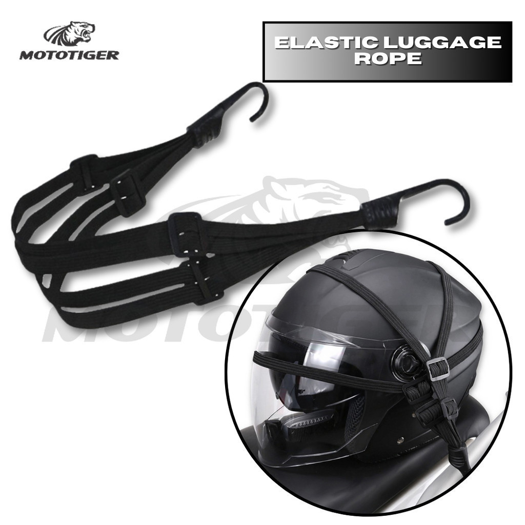 ELASTIC LUGGAGE ROPE HELMET LUGGAGE TENSION ROPE MOTORCYCLE ACCESSORIES ...