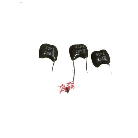 thumbnail image 2 of 2x Cornell Dubilier 56pF 500V 5% Silvered Mica Capacitor - Radial CDE 56P 2 of 5
