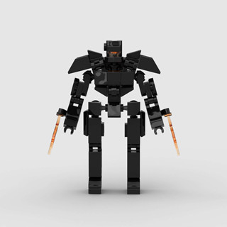 Creative Robot Warrior MOC Compatible with Small Particle Building ...