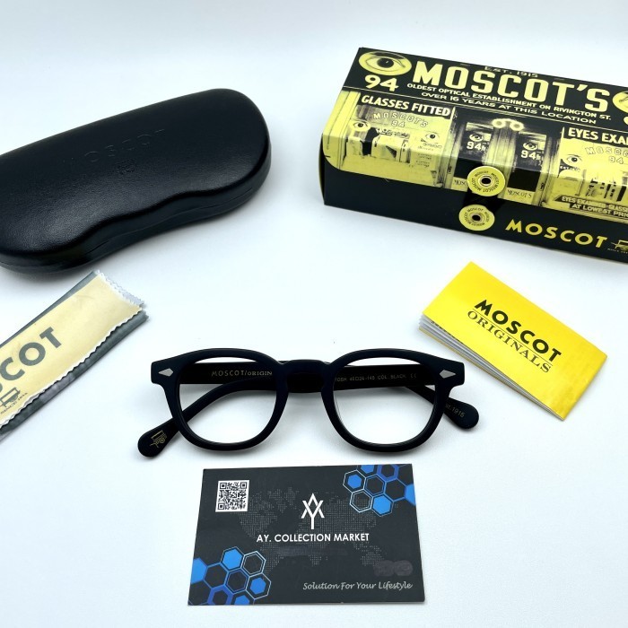 Moscot Lemtosh Limited Fullset Men's Women's Glasses Frames - Black ...