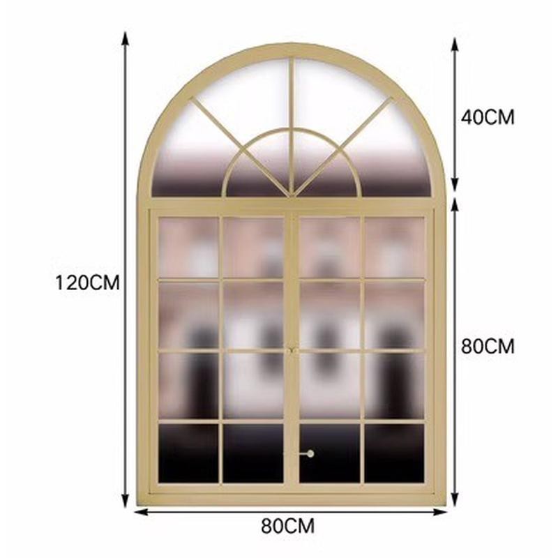 Villa Old Steel Window French Arched Window Old Shanghai Retro Window ...