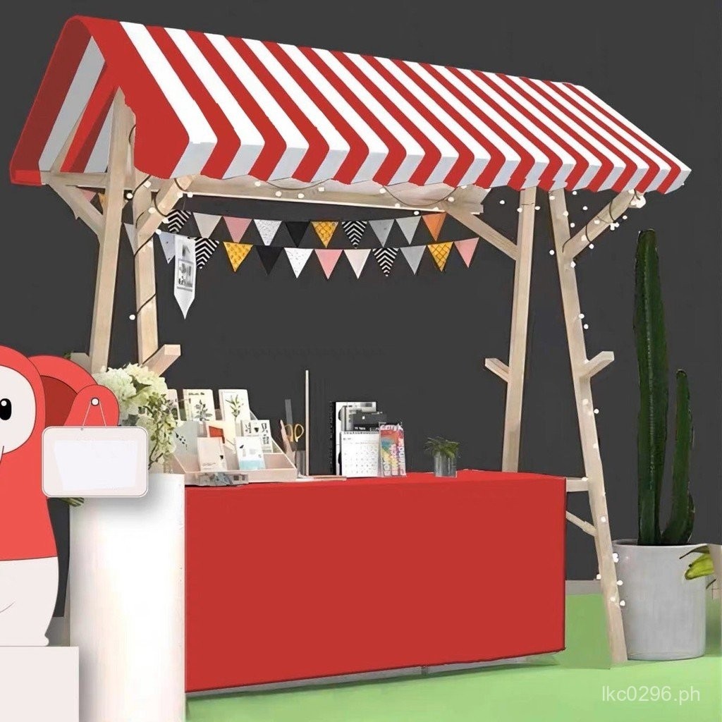 Promotional Solid Wood Market Stall Foldable Rack Flower Cart Night ...