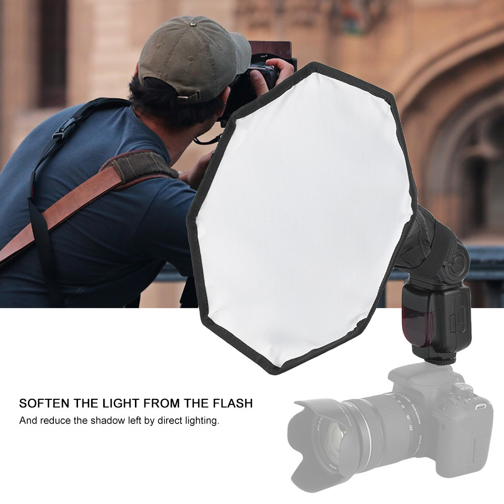 【2025 Ready&COD】Flash Diffuser Softbox 30cm for photographers | Shopee ...