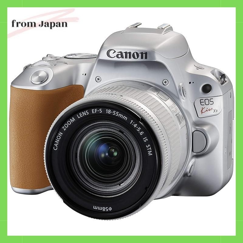 Canon Digital SLR Camera EOS Kiss X9 Silver Lens Kit with EF-S18