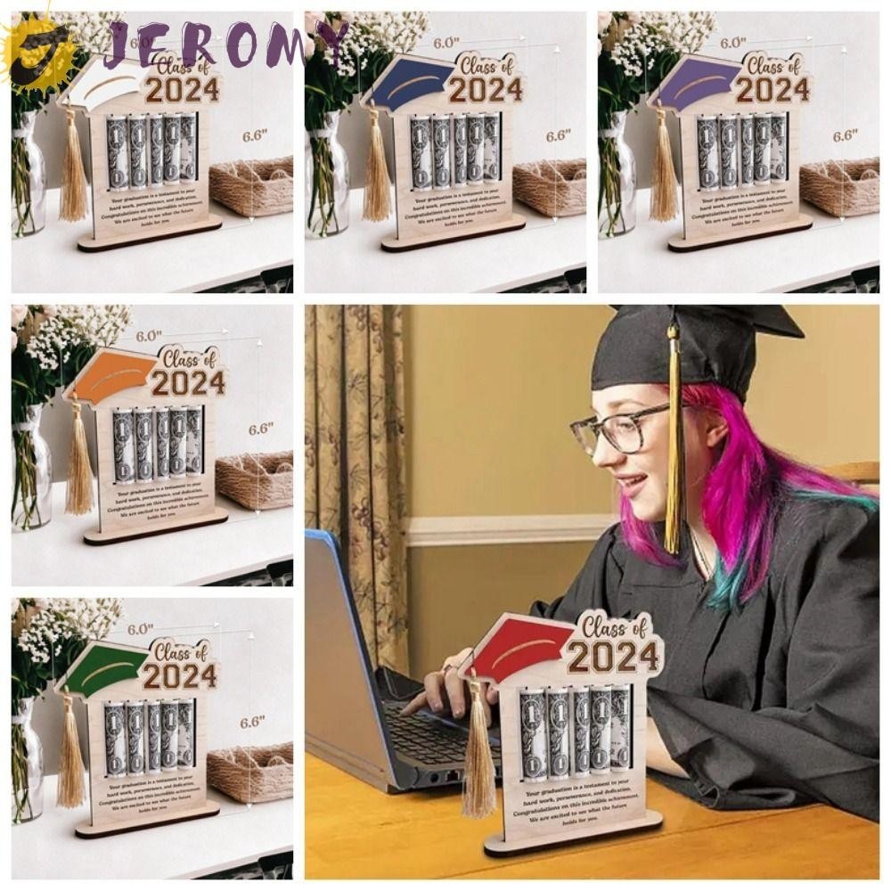 2024 Graduation Money Holder Wooden Money Card Graduation Money Box