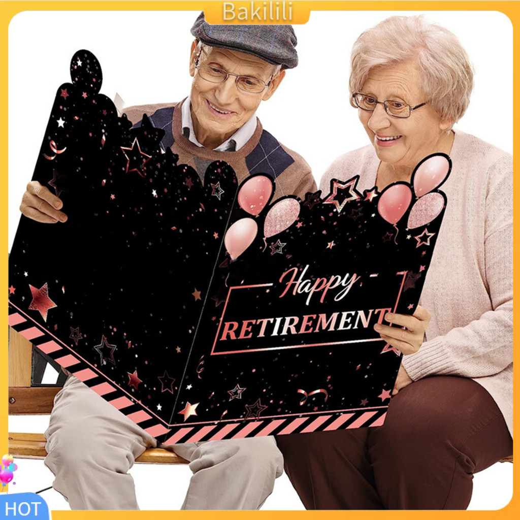 {Bakilili} Retirement Card Giant Retirement Card Retirement Party ...