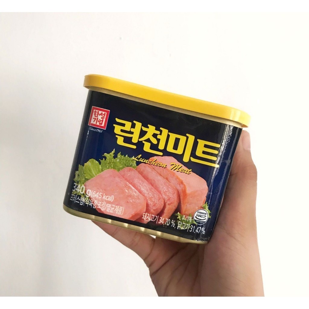 Hansung Korean Luncheon Meat 340g (Authentic) same as Spam Prem Lotte ...