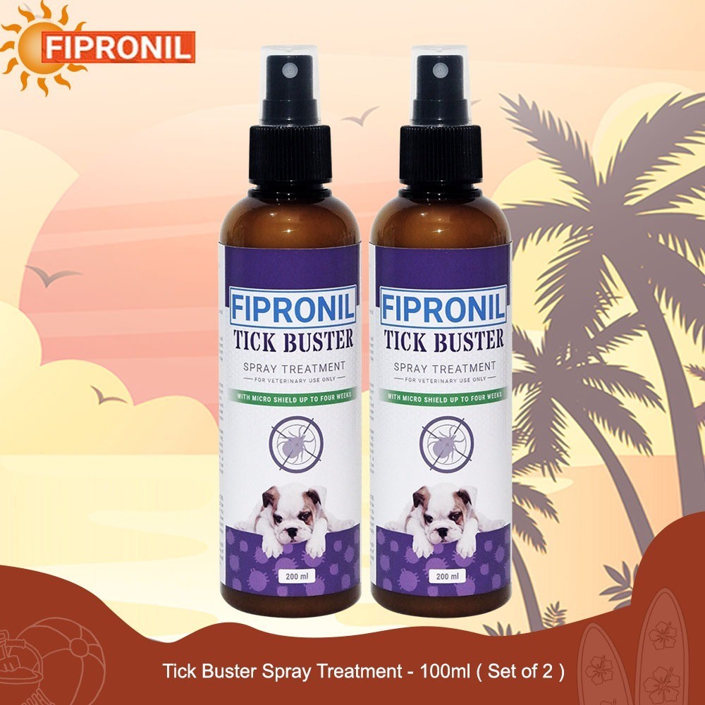 FIPRO-Tick Buster Fipronil Spray Treatment Anti Ticks,Fleas & Lice 4 ...