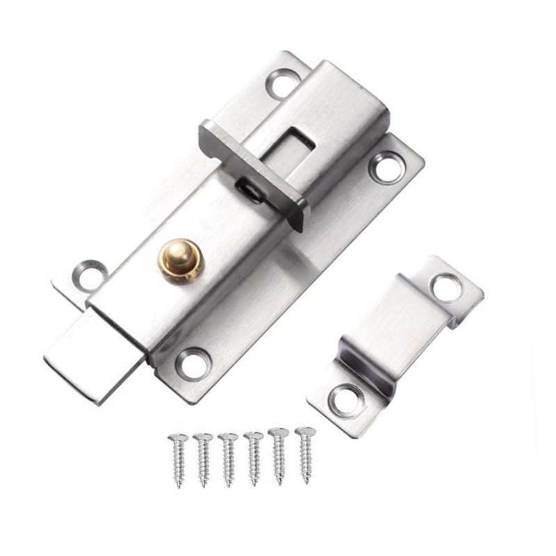 Lock For Door Stainless Steel Spring Bolt Heavy Duty Safety Lock Buckle ...