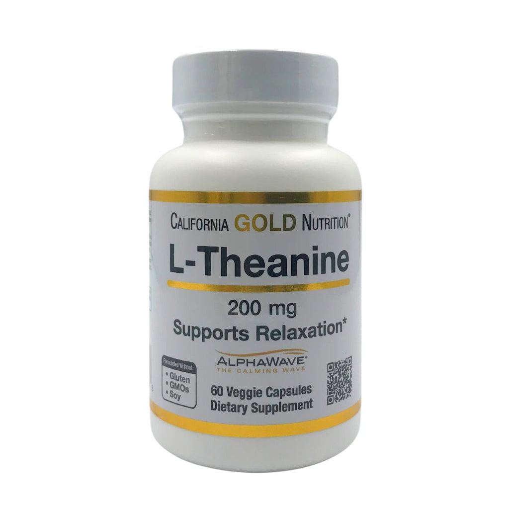 California Gold Nutrition L-Theanine 200mg (60 caps) | Shopee Philippines