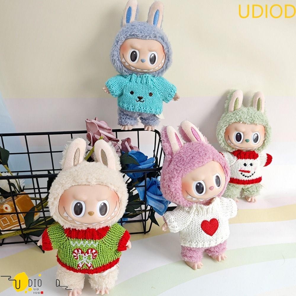 UDIOD Labubu Time Clothes, Toy Accessories Dress 15cm/17cm Cotton Doll ...