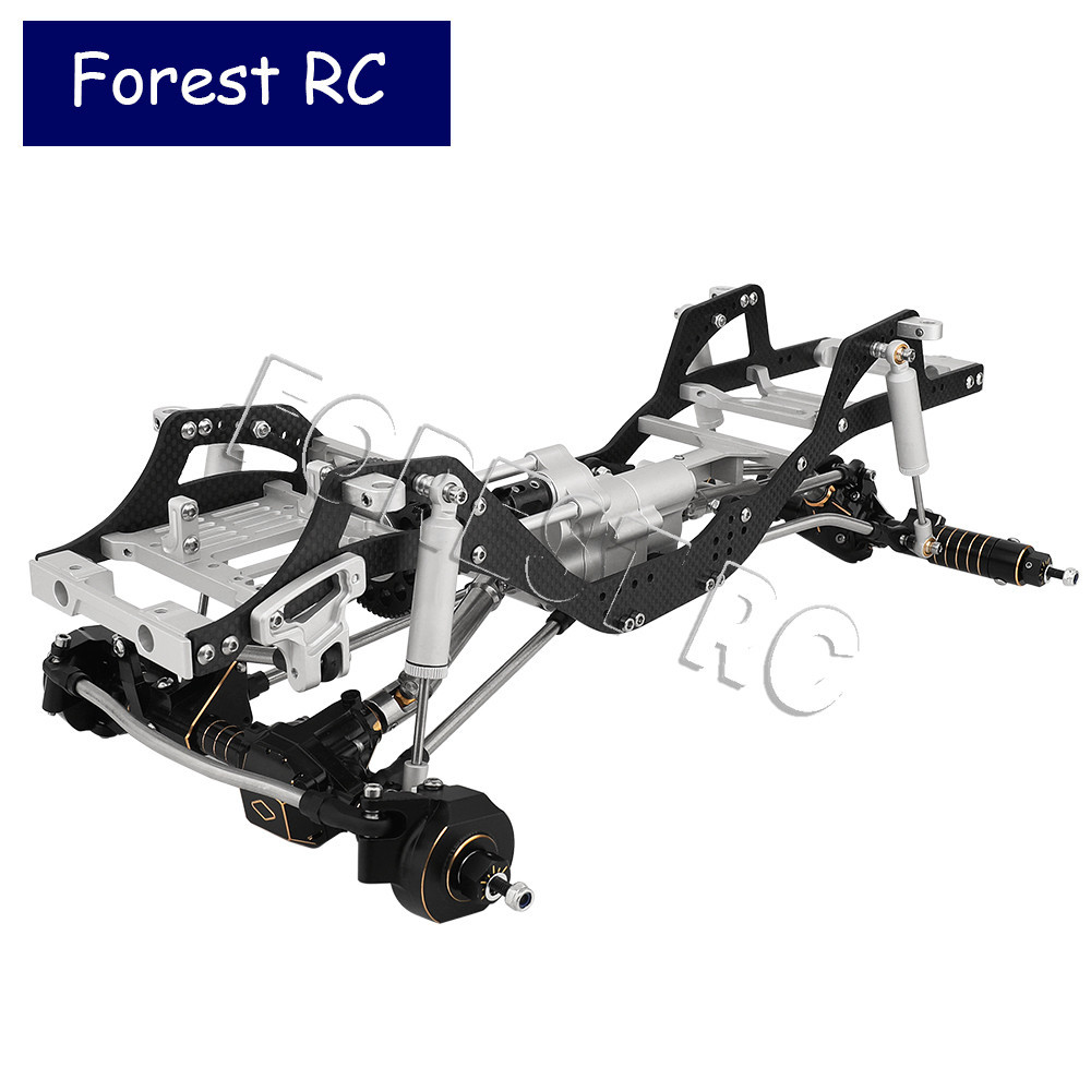 RC Model Machined Alloy Frame Extension Chassis Brace For Axial 1/10 SCX10 II 6X6 Crawler Truck