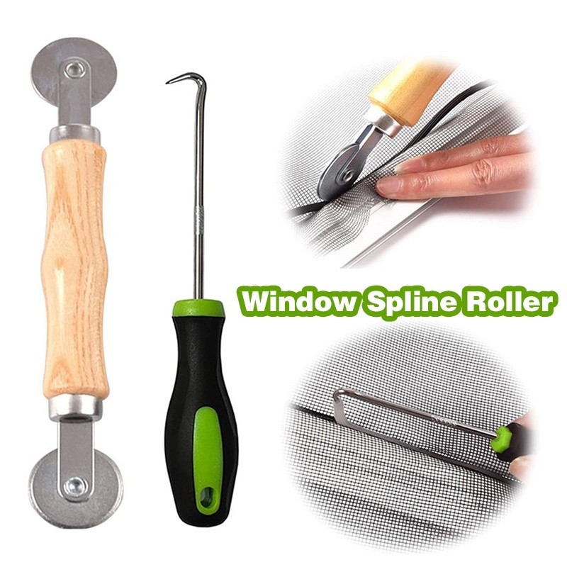 Gauze Window Install Tool Double-head Wooden Handle Window Gauze Window ...
