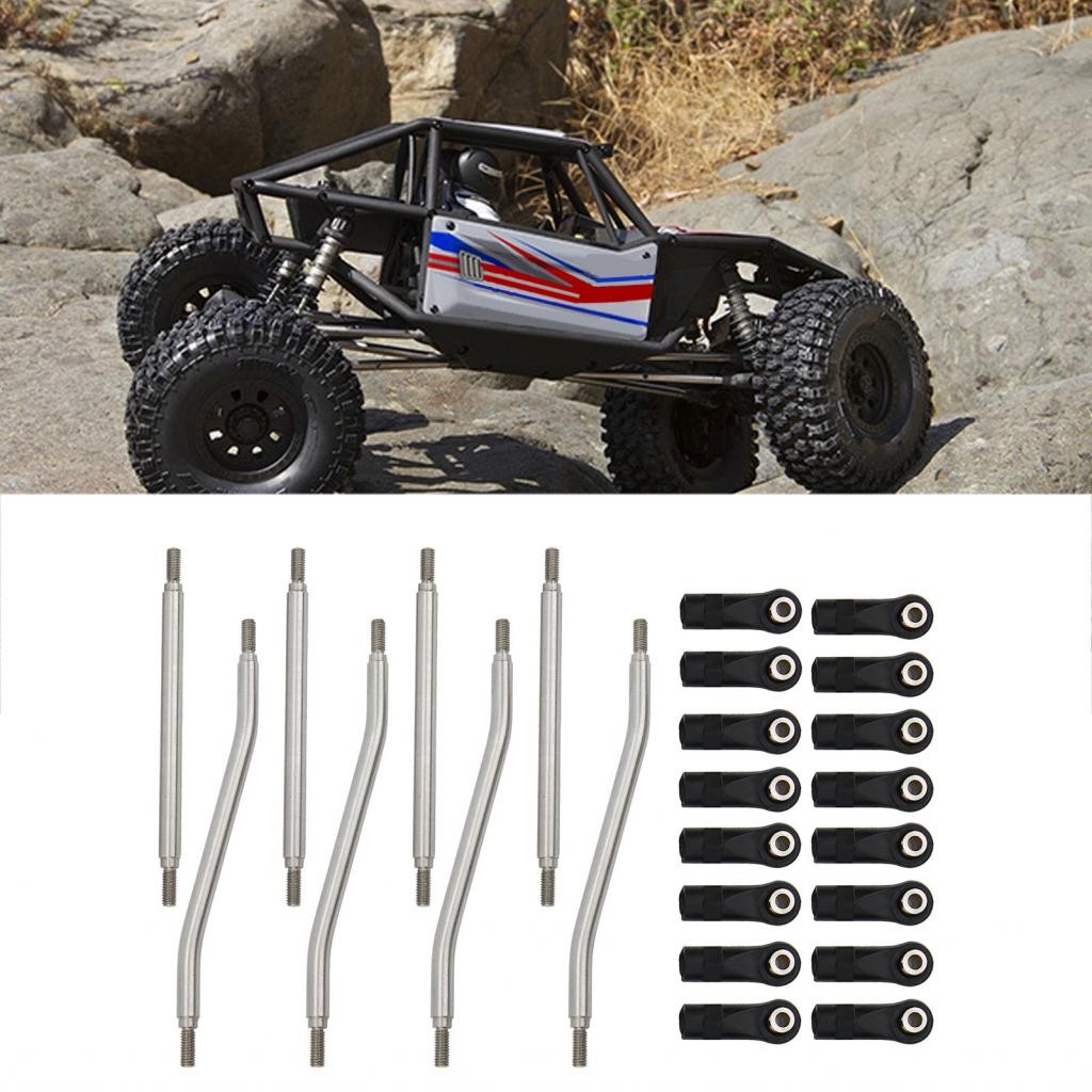 Wowowi VGEBY 8Pcs/Set RC Steering Link Rod Servo Linkage End Stainless ...