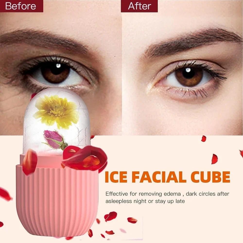 Silicone Ice Face Roller – Facial Massage Ball for Beauty, Lifting ...