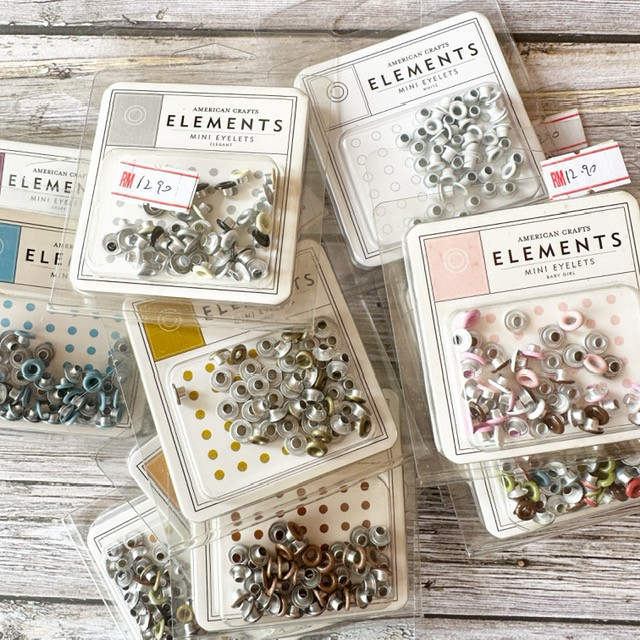 Craft Elements Mini Eyelets (Paper and Embellishment Fasterners ...