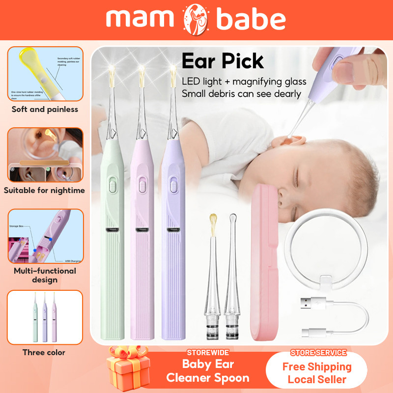 Baby Ear Cleaner With Led Light Infant Ear Wax Cleaner Picker With ...