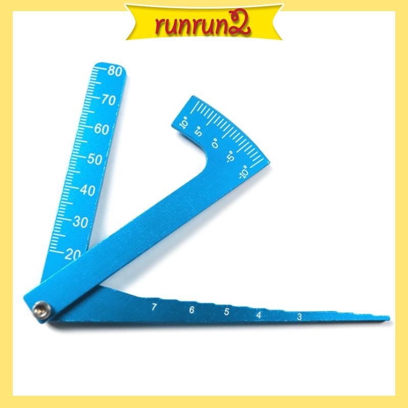 RUN RC Rim Camber Ruler 3 in 1 Aluminium Alloy Set Up Camber Gauge ...