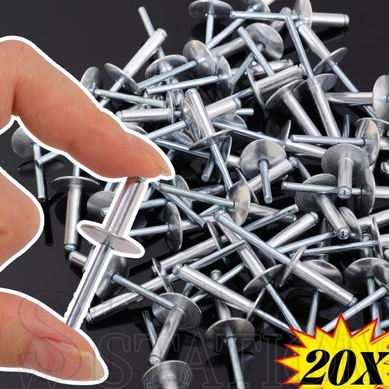 SLXC-20Pcs Large Flange Blind Rivets - Multi-purpose, High Quality ...
