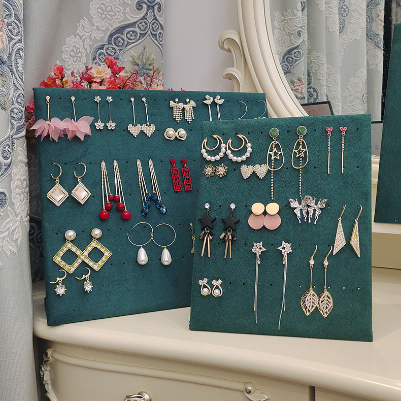Flannel Earring Display Stand Jewelry Storage Shelf Night Market Stall ...