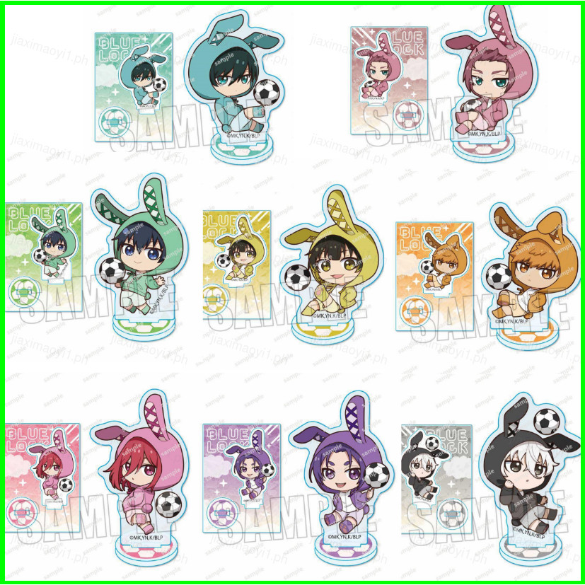 JX1 Blue Lock Anime Figure Mode Rabbit Ear Yukimiya Sae Nagi Rin Isagi ...