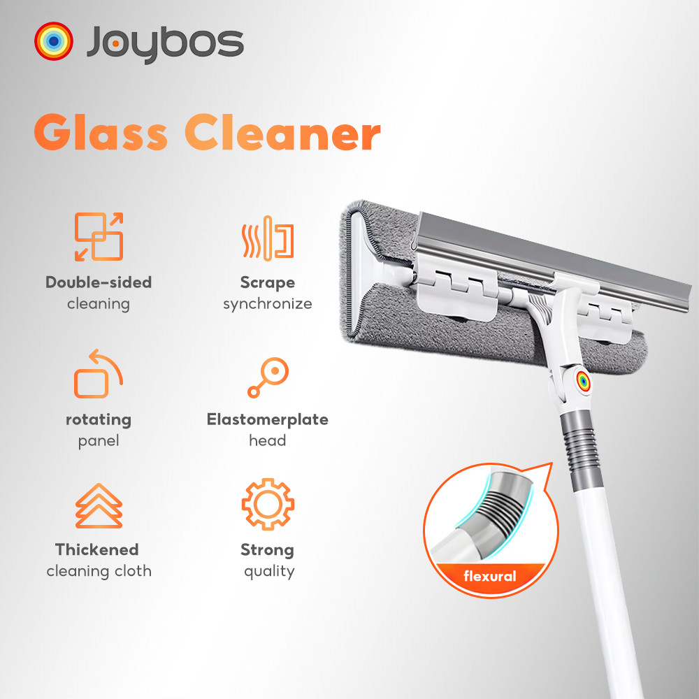 JOYBOS 3in1 Window Mop Double-Sided Cleaning Glass Window Squeegee Mop ...