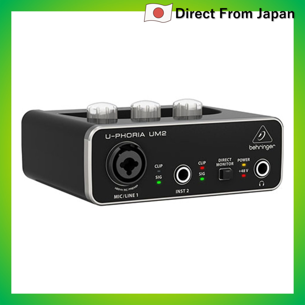 Behringer 2 input 2 output USB audio interface black 1-Channel UM2 U ...