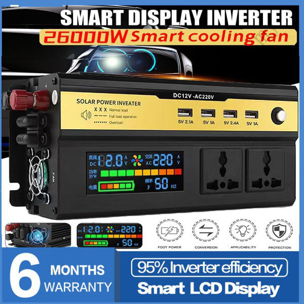 ⚡Fast delivery 26000W Pure Sine Wave Inverter Power Inverter Car ...