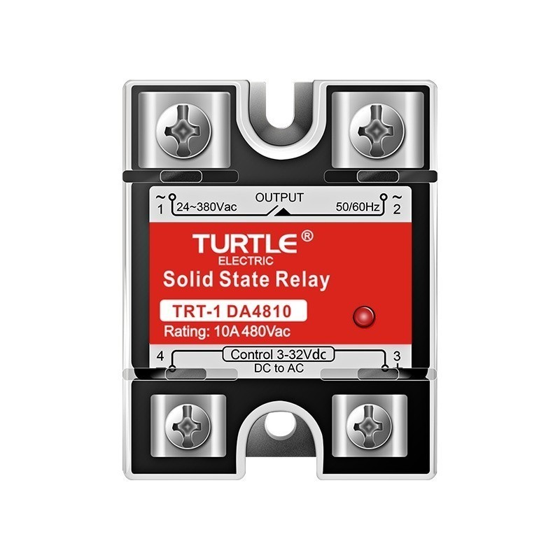 Solid state relay 40a single-phase small 12v/24v ssr DC control AC ...