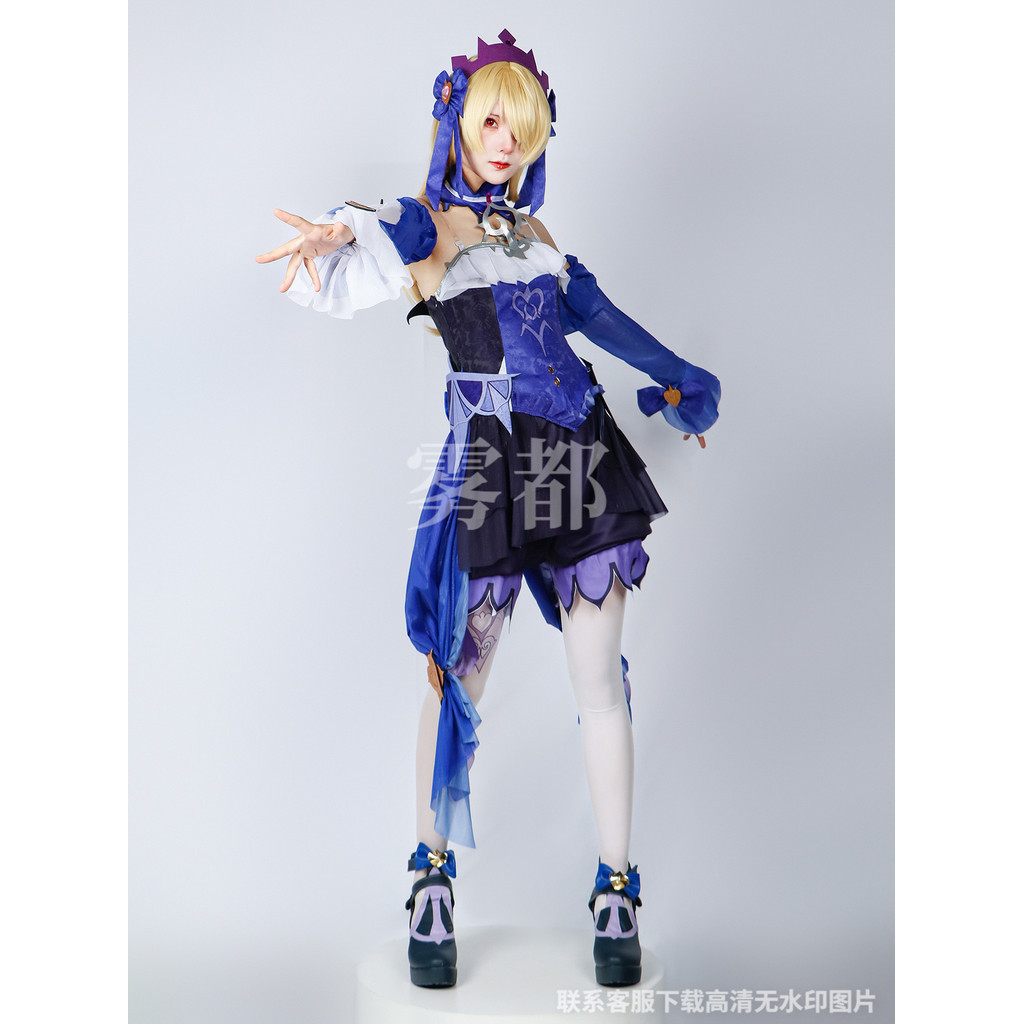 Genshin Impact Fischl Cosplay Clothing Full Set Costume Suit for Woman ...