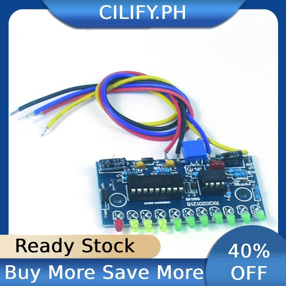 LM3915 10 LED Audio Level Indicator DIY VU Meter Preamp Power Amplifier