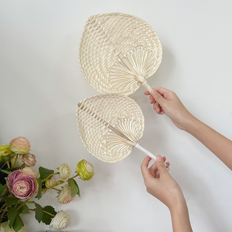 Natural Bamboo Fans, Portable Summer Fan Hand-Made Rattan Decor, Hand ...