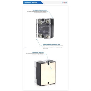 SSR-1DA10A Relè A Stato Solido 25A/40A - Controllo DC Per Carichi AC, Normally Closed/Open, Per Automazione - Foto 8