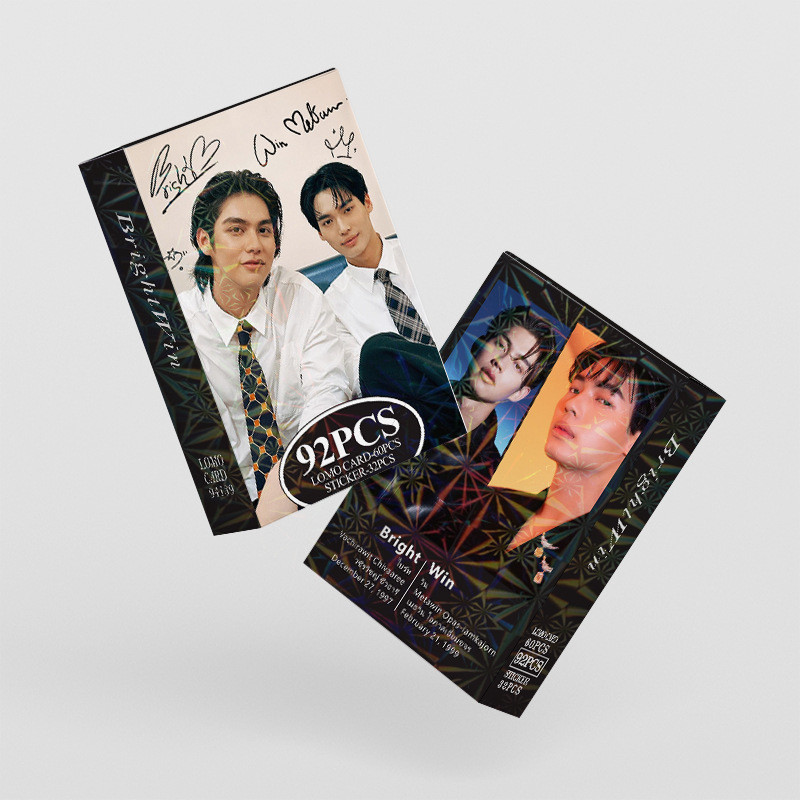 92pcs BRIGHT WIN Lomo Cards Thai Star Stickers Photocards 2gether The ...