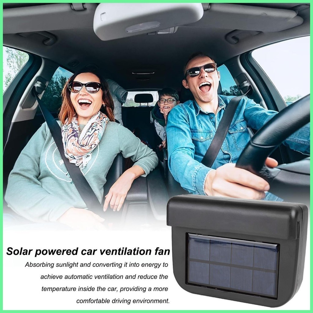 Solar Fan for Car Multipurpose Solar Window Fan Car Window Vent Fan Portable Car Ventilation Fan