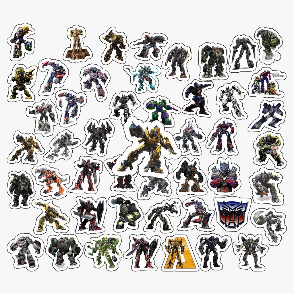 HP 100 Pcs Sticker Pack Transformer v2 Cute Aesthetic Vinyl Waterproof ...
