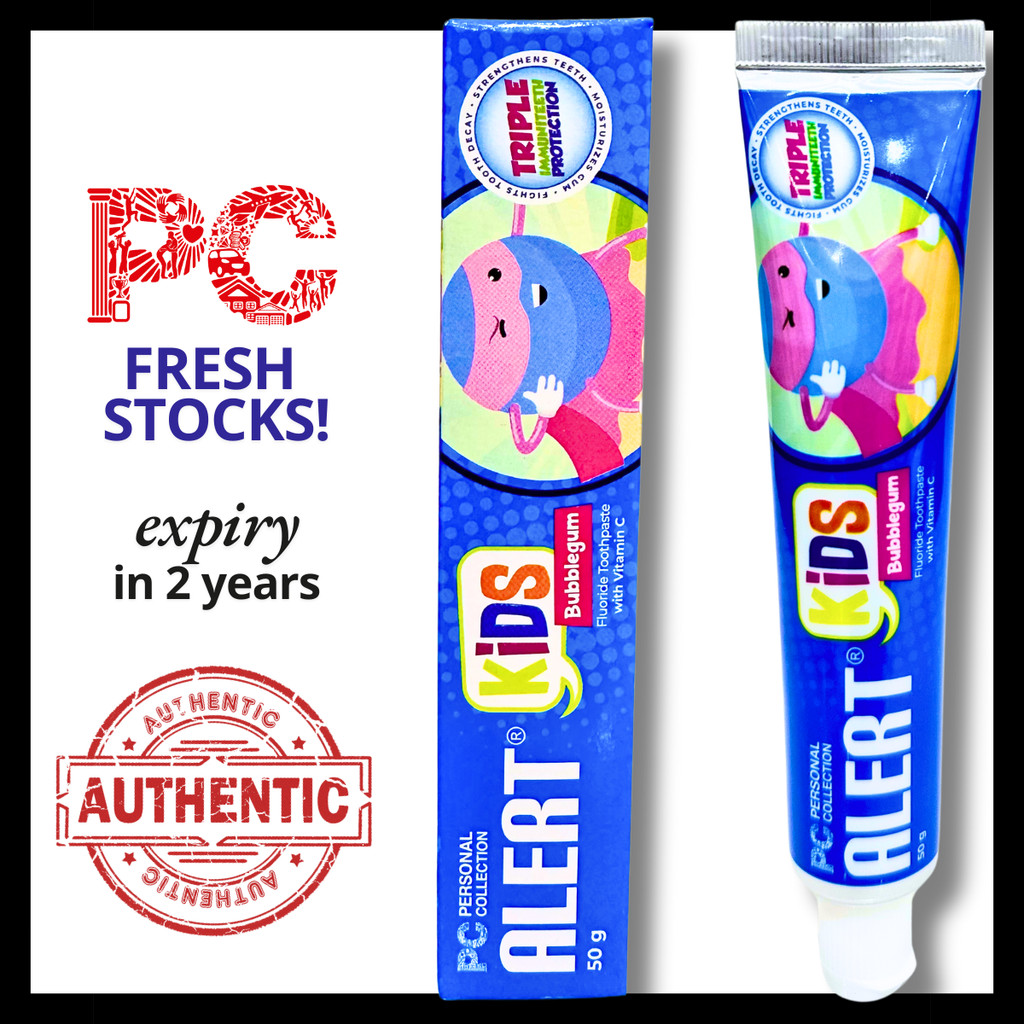 Alert Kids Toothpaste Bubblegum With Vitamin C 50g by PC Personal ...