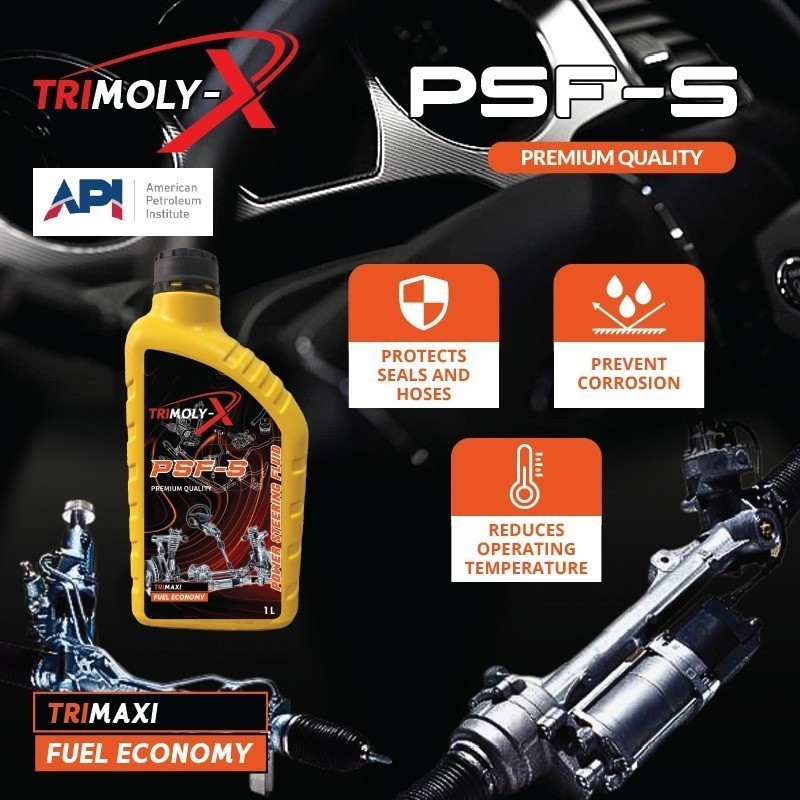 TRIMOLYX PSF-S POWER STEERING FLUID OIL 1L | Shopee Philippines