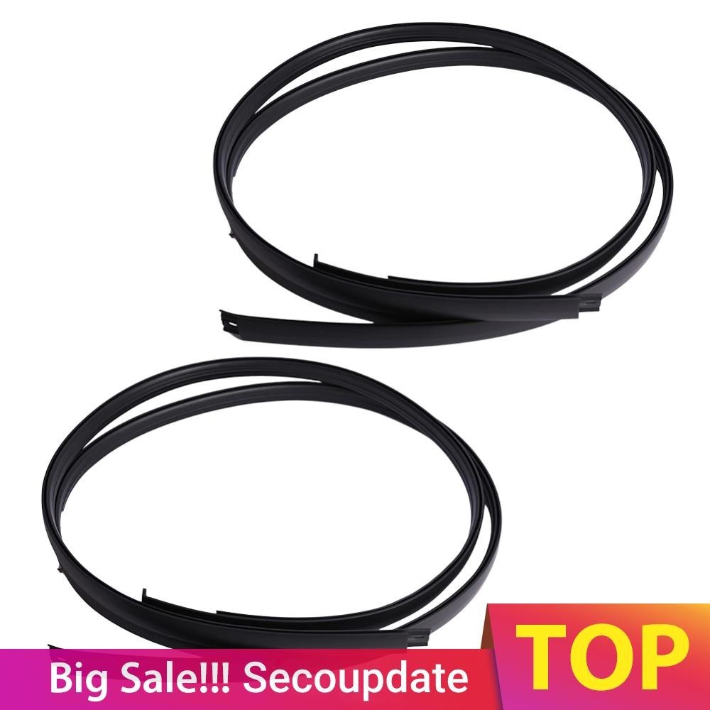 thumbnail interactive-video image 1 of 2-Piece Roof Drip Molding Weatherstrip For Toyota Tundra CrewMax 2007-2021 - Left & Right Set 1 of 6