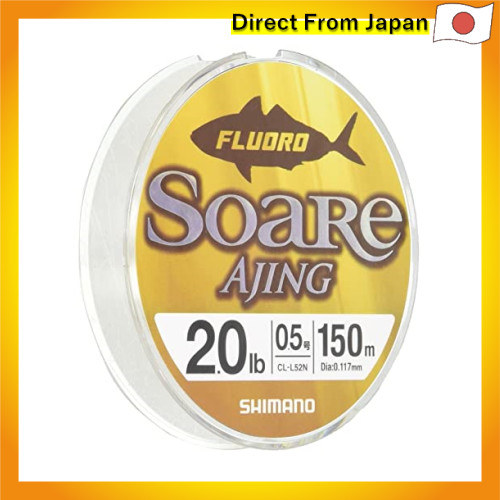 SHIMANO Fluorocarbon Line Soare Aging 150m 4.0lb Pure Clear CL-L52N ...