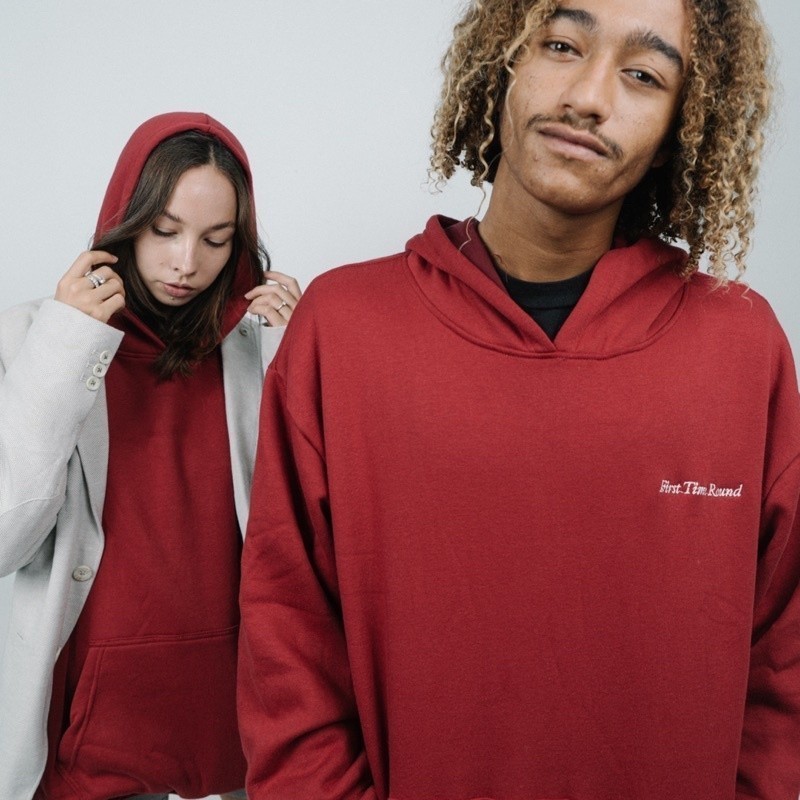 First Time Round - Classic Hoodie - Ruby | Shopee Philippines