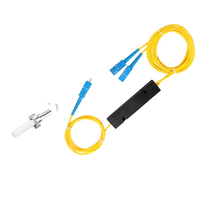 ☃Telecom grade 1 point 8/4/16 optical splitter 1 point 2SC square head ...