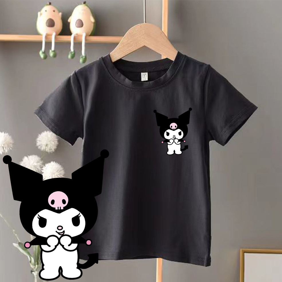 KUROMI KIDS Cute White Rabbit T Shirt Children Cartoon Tshirt Cute ...