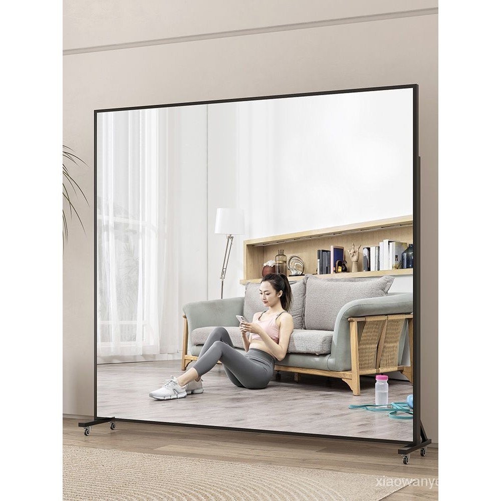 Movable Dance Mirror Household Mirror Full-Length Mirror Household ...
